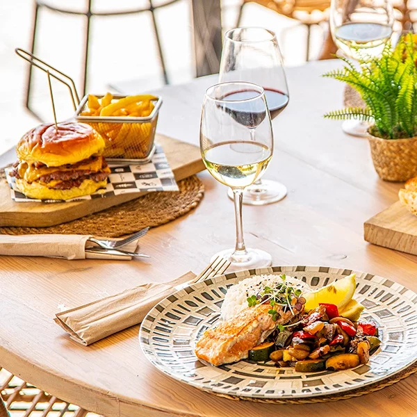 variedad comida bewake park